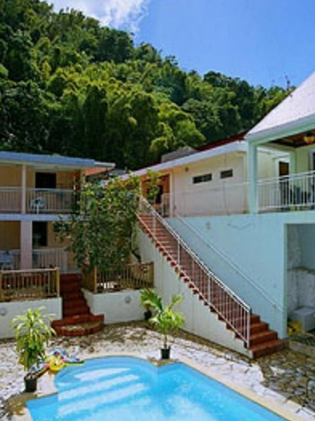 Location saisonniere gite rural martinique saint pierre residence roxelle piscine